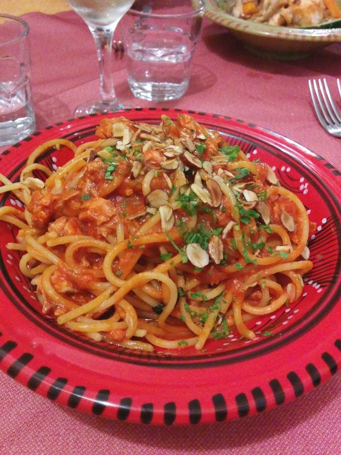 Piatto di pasta della casa